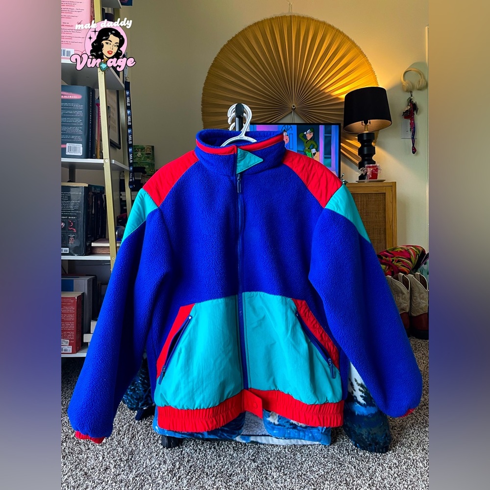 Vintage 90's Eddie Bauer Front Zipper Women's L Soft Jacket
